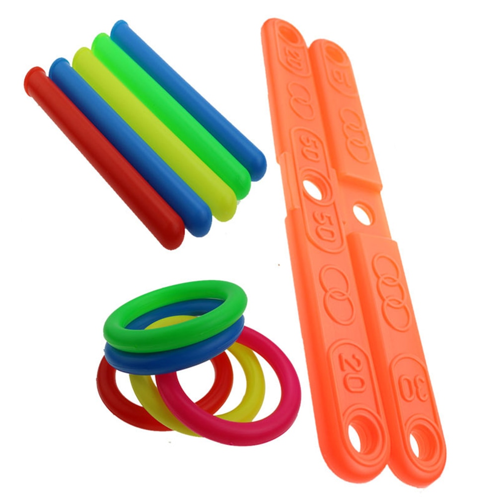 1 Set Plastic Ring Gooien Beentje Funny Kids Outdoor Sport Hoepel Ring Toss Quoits Speelgoed Cross Tuin Games Zwembad Voor kinderen