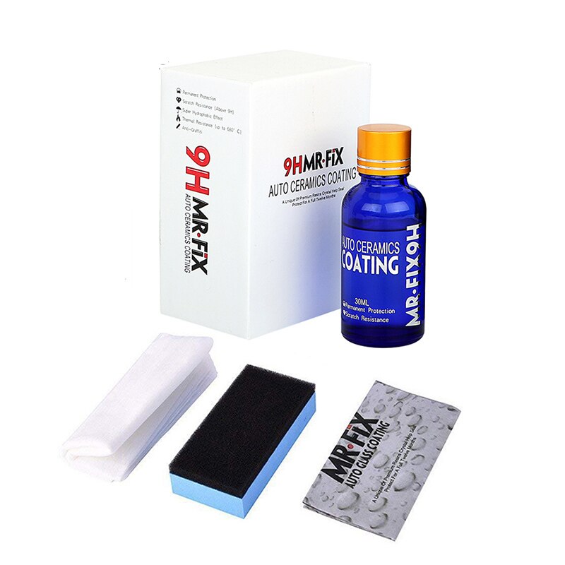 Car Polish Liquid 9H Mir Fix, Kit de revestimiento de coche de cerámica, pulido automático, capa de vidrio, pintura, recubrimiento hidrófobo, pulido de vidrio Z2: Default Title