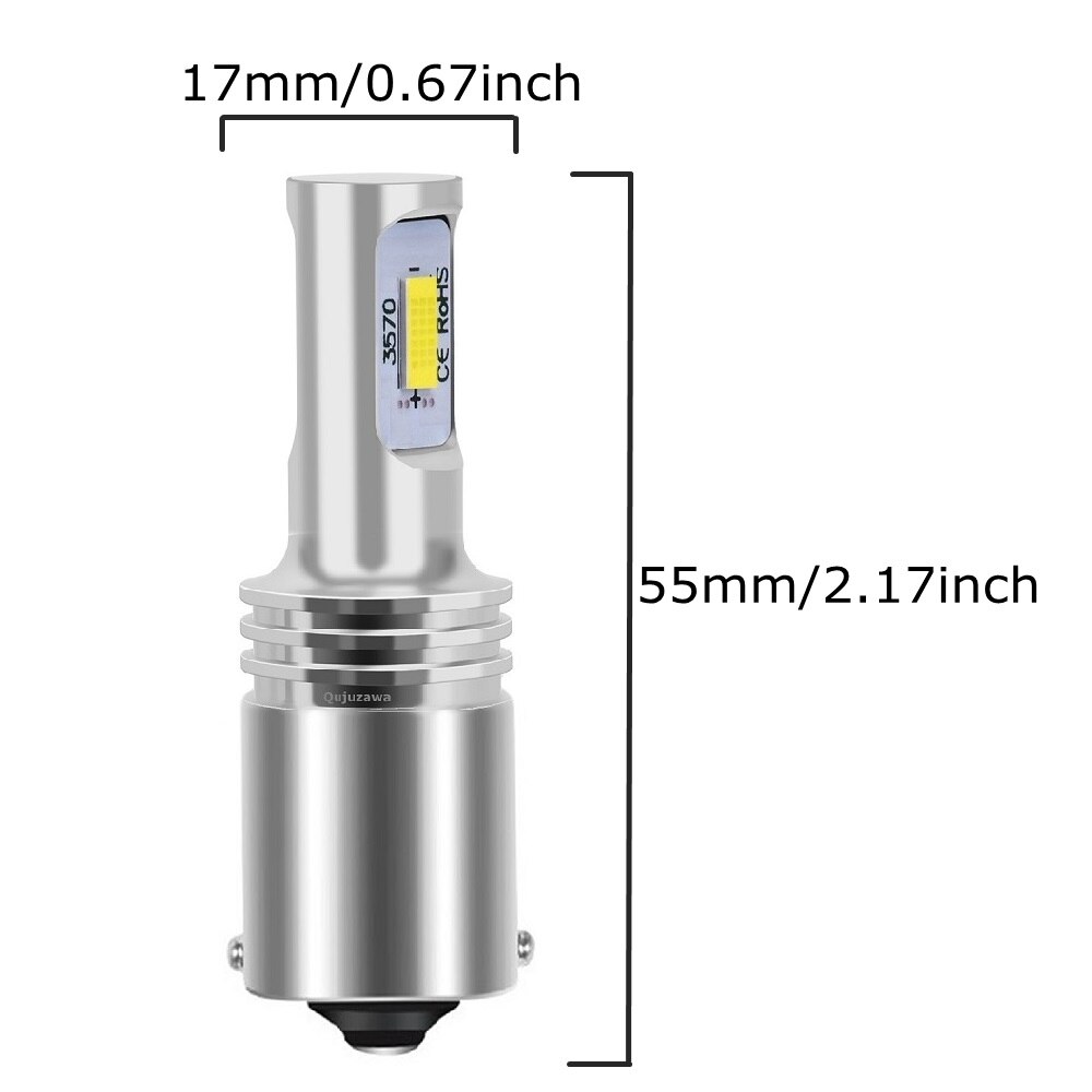 2pz 1156 BA15S P21W 7506 super Luminoso CSP 3570 portato auto Lampadina Della coda Del Freno auto inversione Lampada Indicatori di direzione di giorno Corsa e jogging Luce