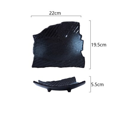 Kotiruokalautanen keraamiset astiat länsimaiset ruokalautaset epäsäännölliset kivitavarat ruokalautaset nuudelilautaset: D