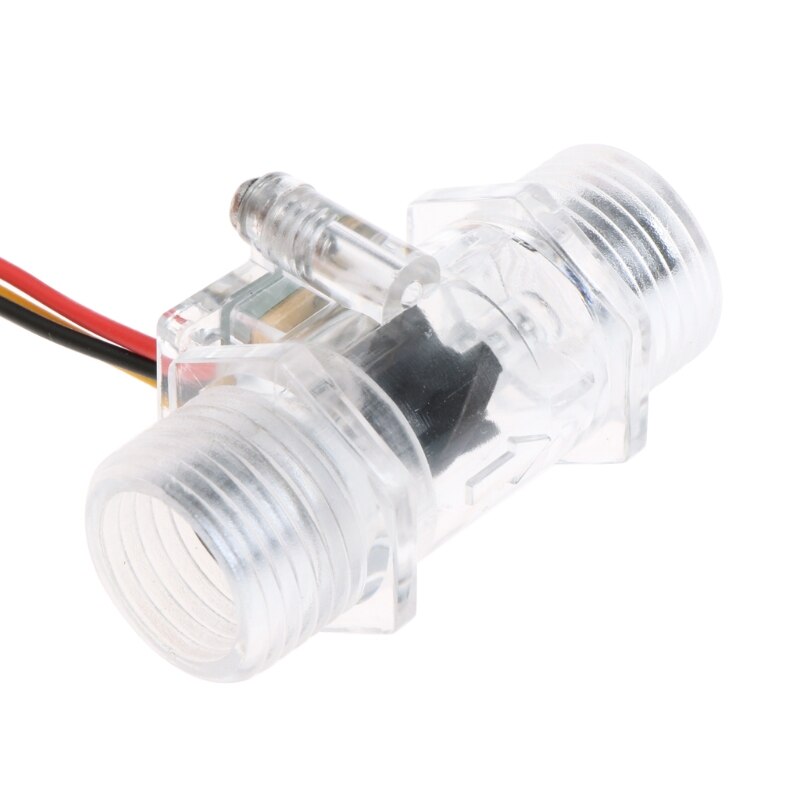 Water Flow Sensor Switch G1/2\" Hall Effect Meter Control DC 5-15V G8TB
