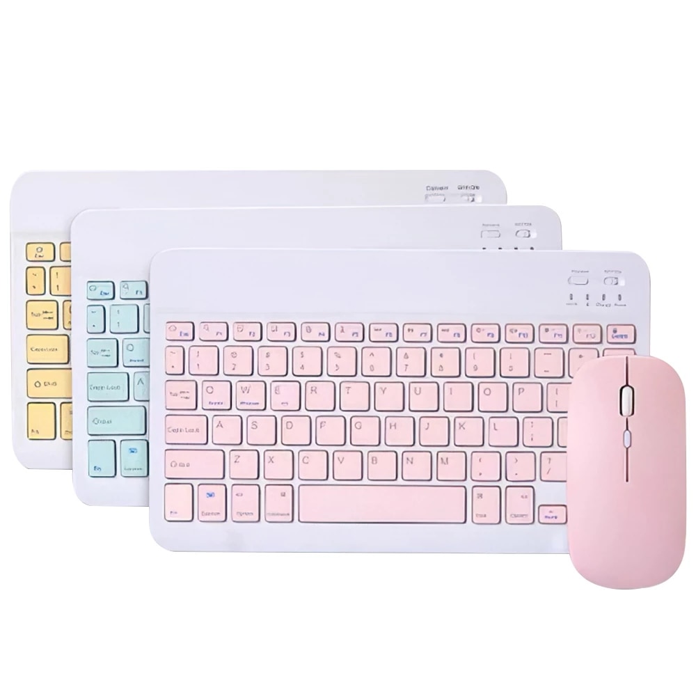 Bluetooth Keyboard and Mouse For Apple Teclado iPad Xiaomi Samsung Huawei Phone Tablet Wireless Keyboard For Android IOS Windows