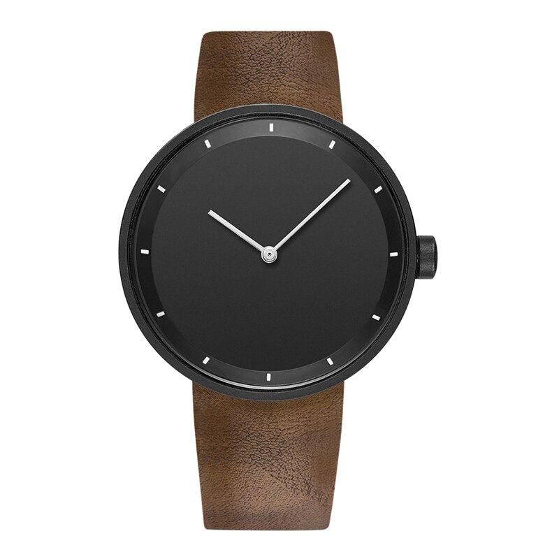 Reloj YAZOLE Watch Men Simple Men Quartz Wristwatches Leather Waterproof Wrist Watches For Men Reloj Hombre 2022: black brown 523