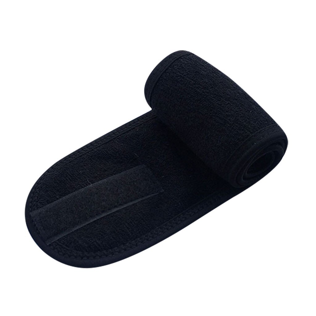 Verstelbare Brede Haarband Facial Hydrotherapie Hoofddoek Make Bad Handdoek Sport Hoofddoek Voor Vrouwen Accessoires Solid Hoofddeksels: A-headband