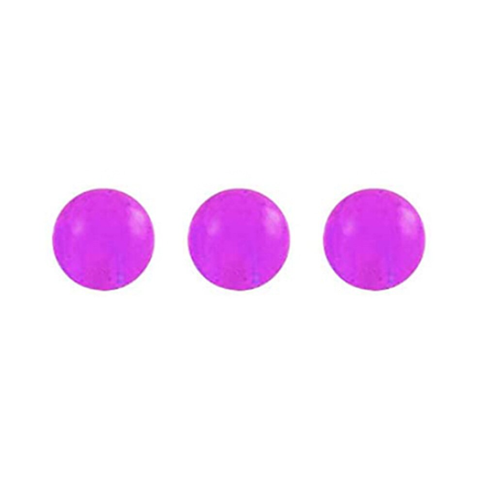 durchbohren Ball 14g 5mm Ersatz Bälle für Nippel Ringe Zunge extern Gewinde Bauchnabel Ringe oben Ball Körper durchbohren: 3Stck H