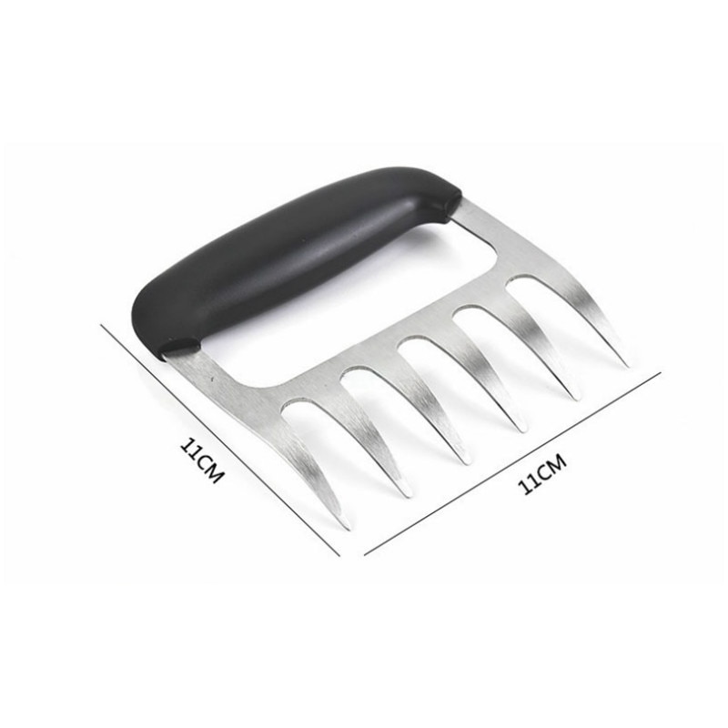 2Stck Multifunktionale Bär Klaue Fleisch Teiler Kreative Edelstahl Fleisch Separator BBQ Grill Werkzeuge Küche Gerät h3
