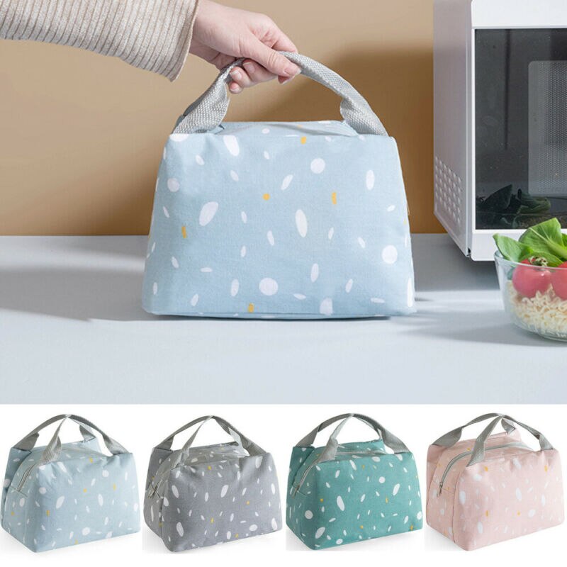 Praktische Kleine Geïsoleerde Picknick Ice Pack Waterdichte Oxford Doek Lunch Koeler Tassen Kleine Verse Stijl Gekoelde Lunch Zakken