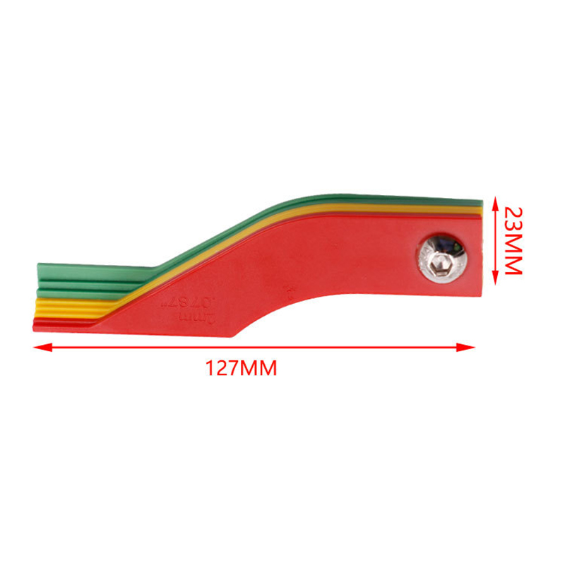 8 In 1 Brake Pad Measuring Tool Gauge Feeler Tester Scale Lining Thickness Wear Meter Thickness Gauge Handy Measuring