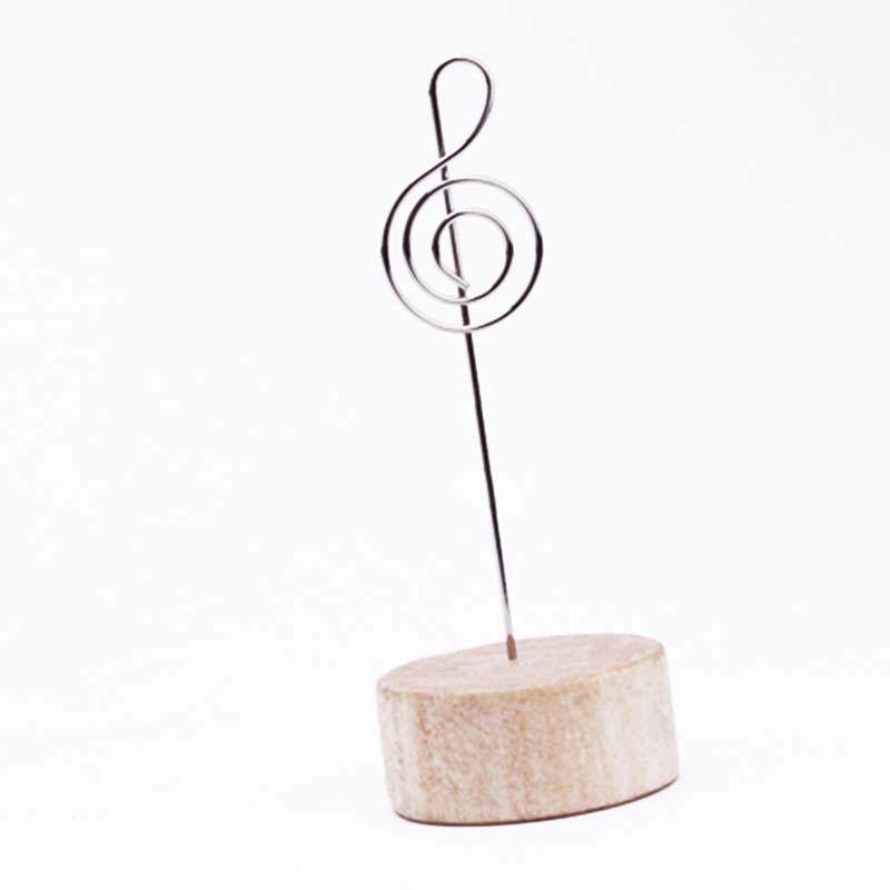 13 Styles Desk Wood+Iron Photo Clips Notes Folder Number Name Clips Home Office Table Decoration Birthday Wedding Decor: 10