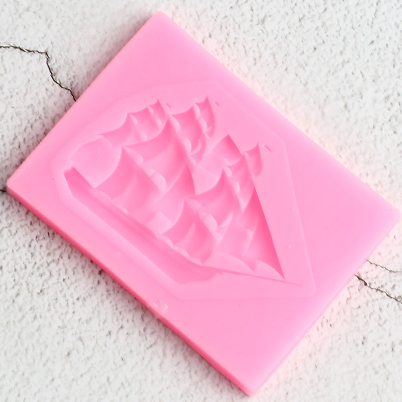 3D Sailboat Silicone Mold Baby Birthday Cake Decorating Tools Cupcake Cookie Baking Molds Candy Clay Chocolate Gumpaste Moulds