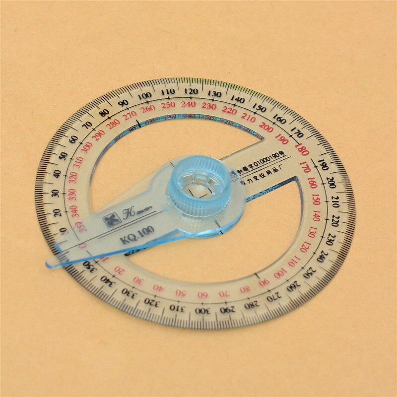360 Degree Protractor 10cm Angle Finder Student Office Engineer school office supplies stationery tools