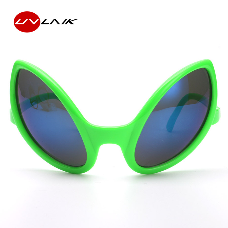 UVLAIK Funny Alien Eyes Sunglasses Men Costume Mask Novelty Glasses Women Party Supplies Decoration Photobooth Props