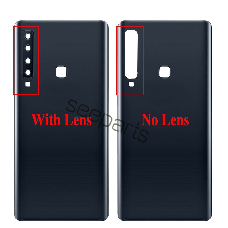 Voor Samsung Galaxy A9 A920 Terug Batterij Glass Cover A9S Achter Deur Behuizing Case Vervanging Voor Samsung A9S Batterij cover