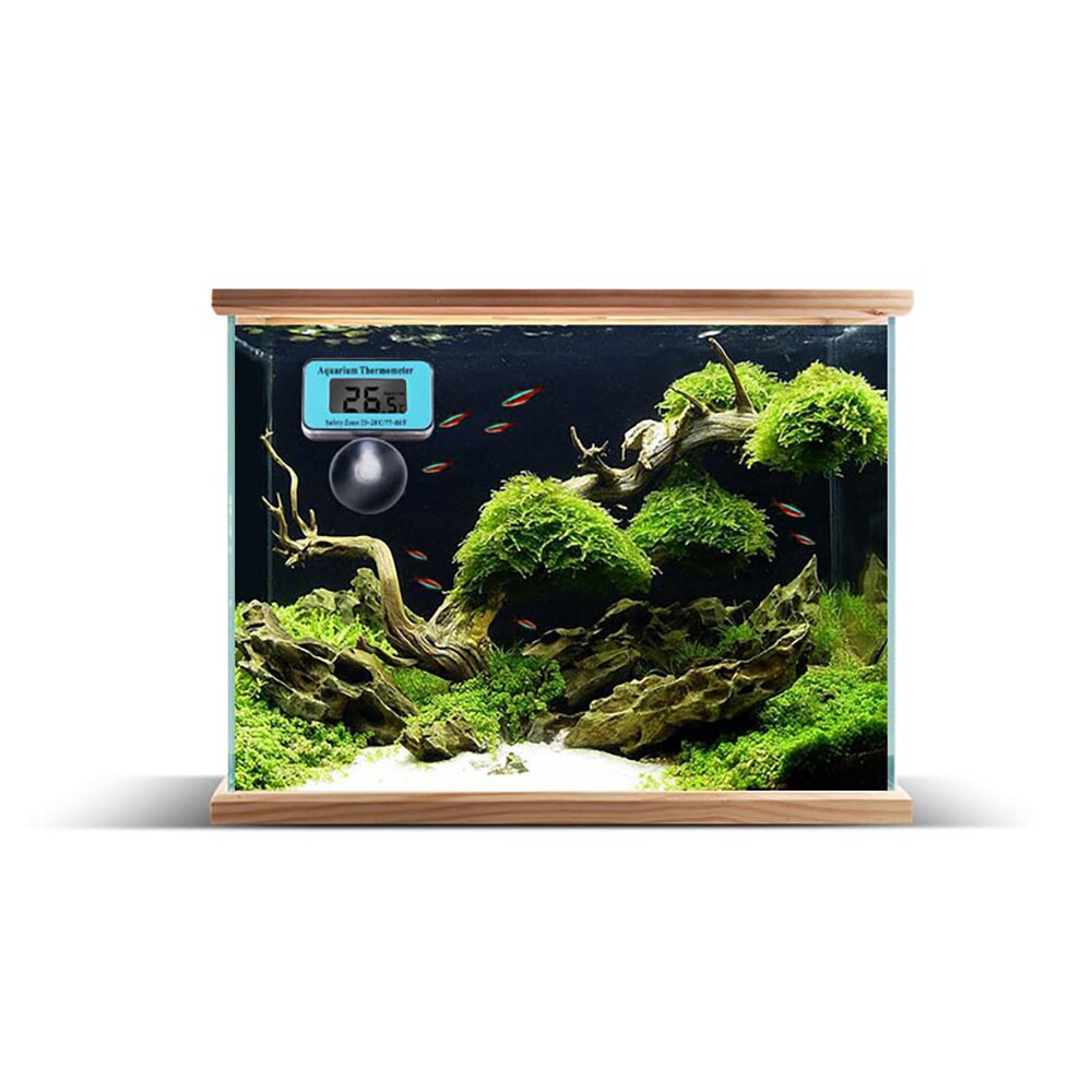 Digitales Aquarium Thermometer - LCD IP68 Wasserdicht Mit Saugnapf