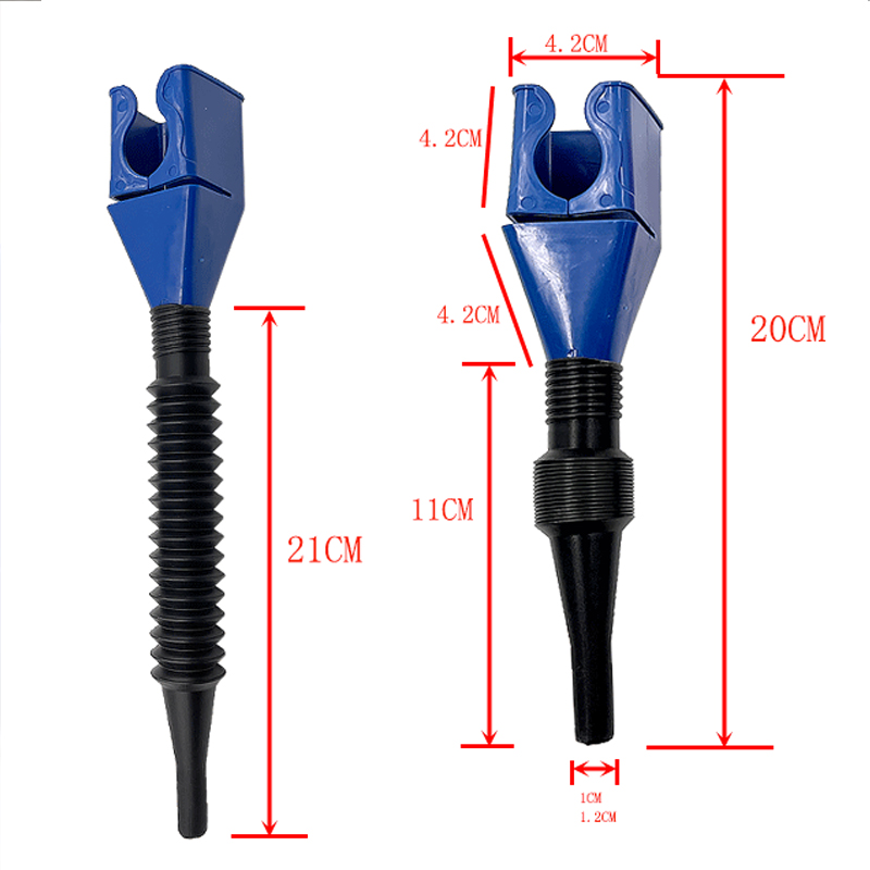 Car Foldable Refueling Funnel Plastic Splash-proof Gasoline Engine Oil Transfer Tool Motorcycle Refueling Tools Auto Accessories
