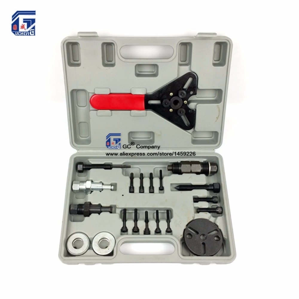 A/C Compressor Clutch Hub Puller Remover Installer Tool Kit