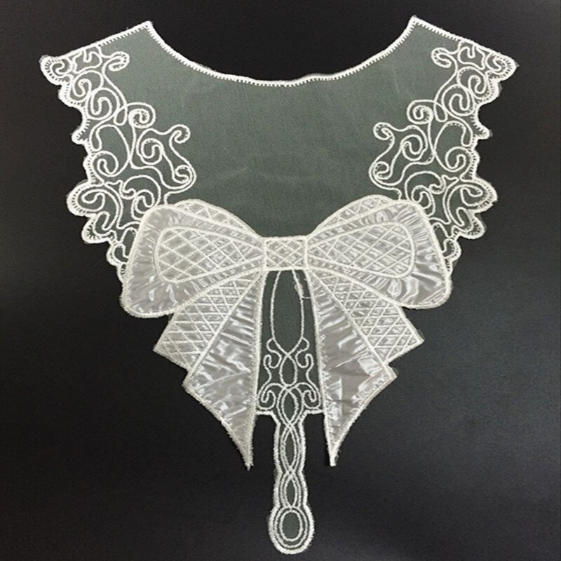 Water soluble lace fabric embroidery lace diy accessories leather upscale lace collar flowers