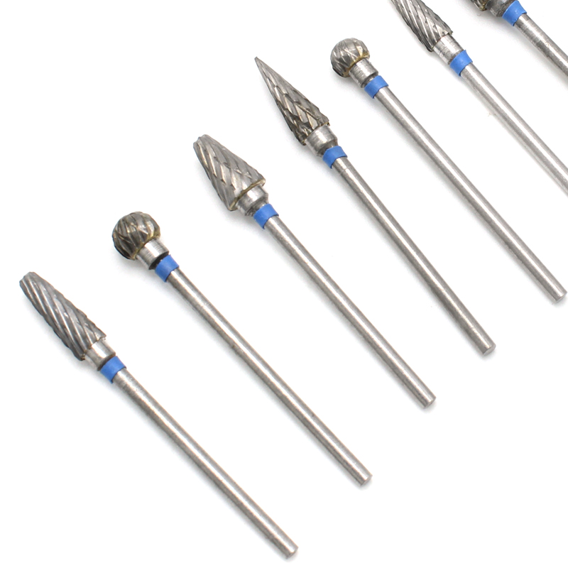 Têtes de meulage dentaire en acier au tungstène, 10 pièces, fraises de polissage des dents, de laboratoire dentaire, broyeur, équipement de dentisterie