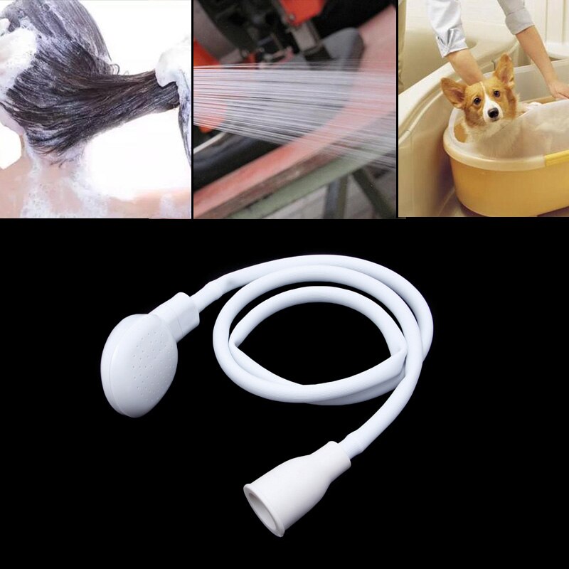 Ducha de perro cabezal de ducha para lavabo manguera fregadero lavado de pelo Baño de mascotas herramienta Flexible