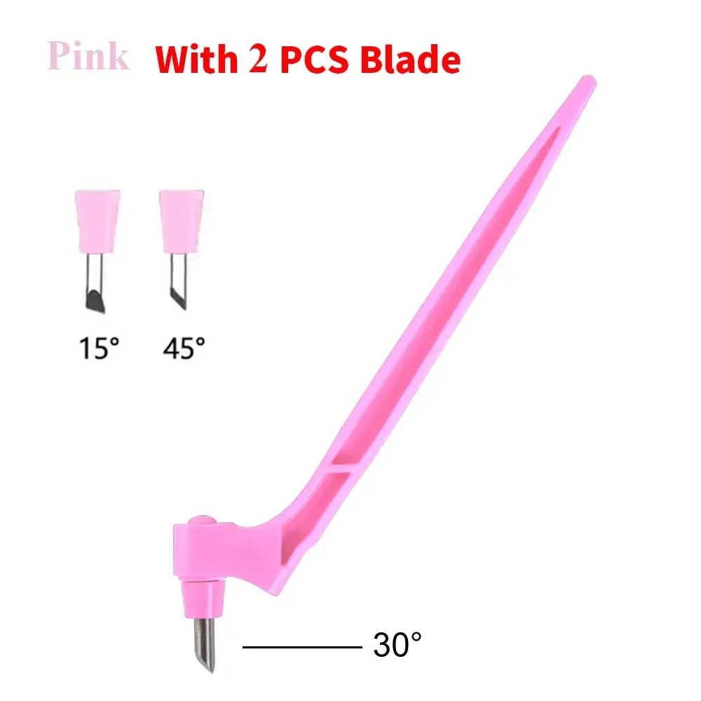 Craft Cutting Tools with Triangle Ruler 360 Degree Rotating Blade Scrapbooking Cutting Tool Art Utility Knife Pen Paper Cutter