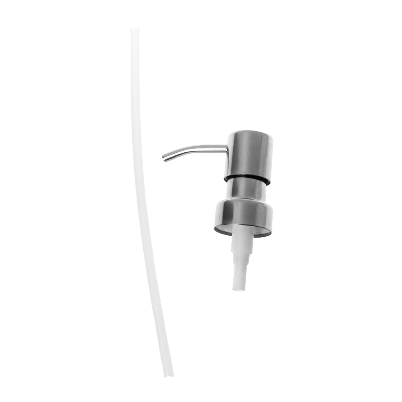 Stainless Steel Soap Dispenser Nozzle 12 OZ Built in Hand Lotion Pump Fitting: ABS Plastic