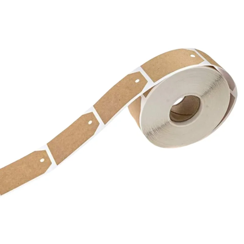 Kraftpapier-Aufkleber, leere Etiketten, handgefertigtes Briefpapier, Geschenkanhänger, Dekoration, Papier, Gewürzglas-Etikett, DIY-Umschlag, Siegelaufkleber