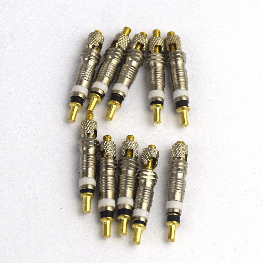 2/6/12 st presta ventil mässing kärnverktyg mtb vägcykelrör reparera däck service delar cykeldäck luftventil med valfritt verktyg