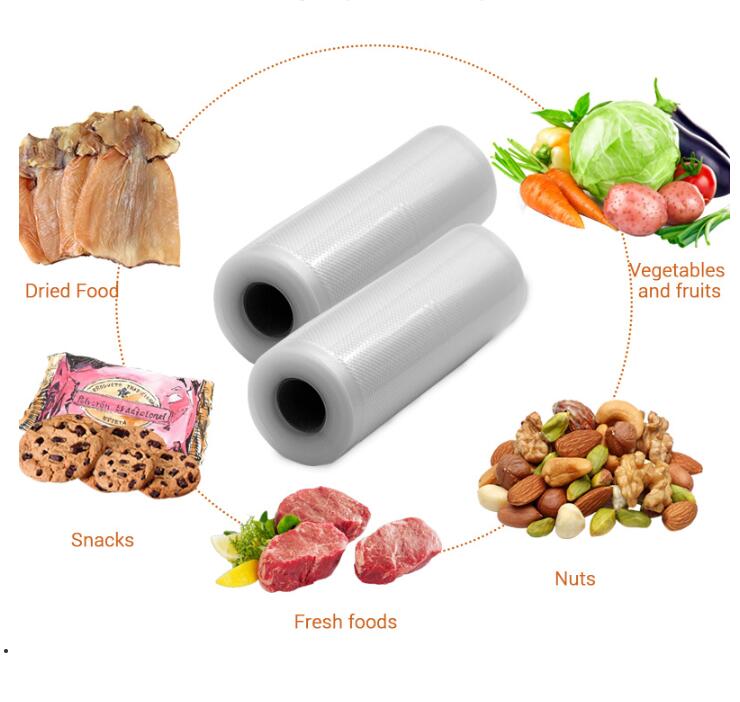 1-5 rollen Vakuum tasche Versiegelung Taschen für Lebensmittel Schoner Abdichtung Maschine Kunststoff Lagerung Vakuum Tasche Küche Packer Vacum tasche 12-28cm