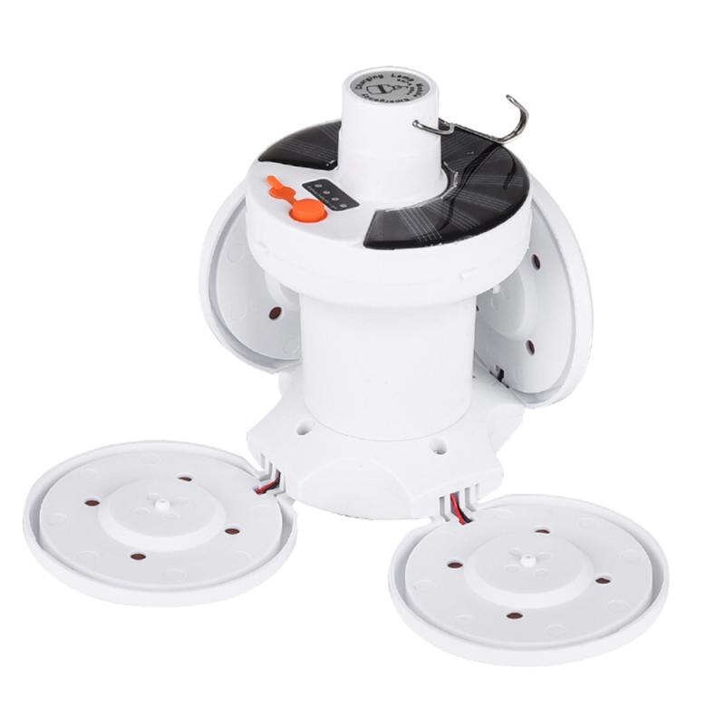 Solar Light Circular Hooking Remote Control Lamp LED Outdoor/Indoor Solar Lamp Camp Garden Lighting Wireless Solar Powered Light: 45led