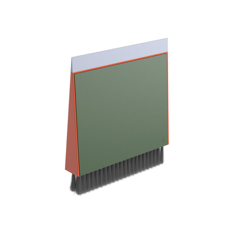 3in1 Desktop Sweep Bezem Stoffer Schoonmaken Hand Borstel Combinatie Wisser Boord Borstel Toetsenbord Thuis School Kantoor Schoon Borstel: Green Orange