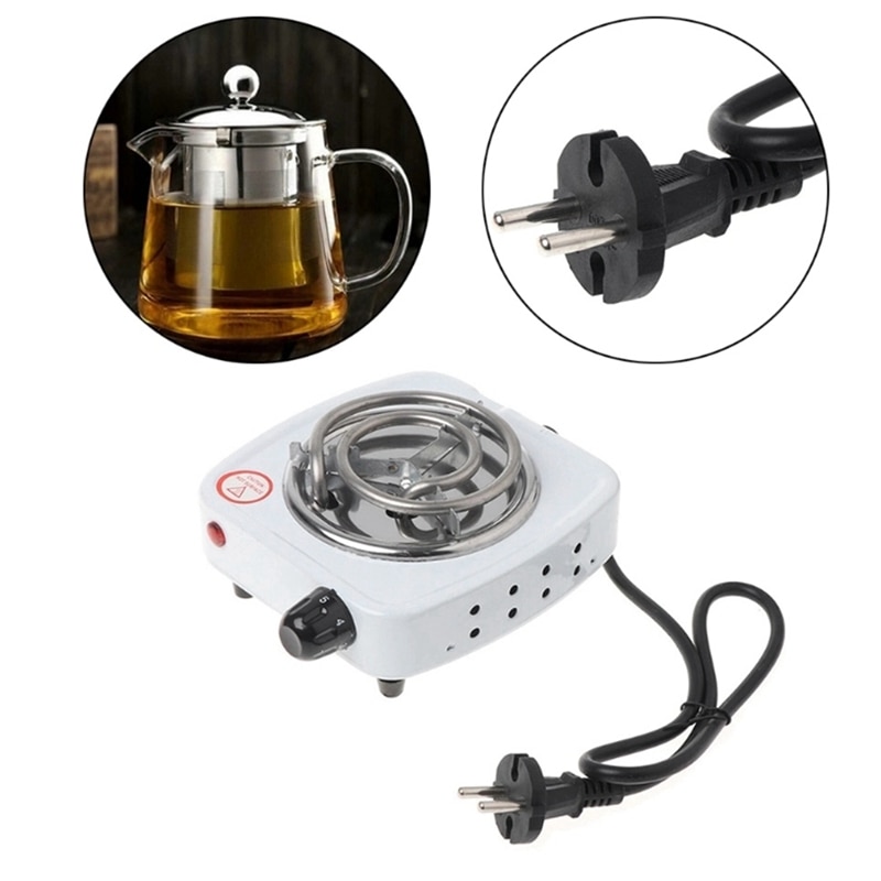 Estufa eléctrica de 220V y 500W, quemador de hierro de placa , cocina casera, calentador de café, electrodomésticos, electrodomésticos, enchufe de la UE
