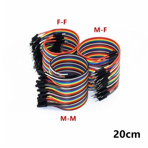 Dupont Linie 20cm Männlich zu Männlich + Männlich zu Weiblich + Buchse auf Buchse Jumper Kabel Dupont Kabel für arduino Diy Bausatz