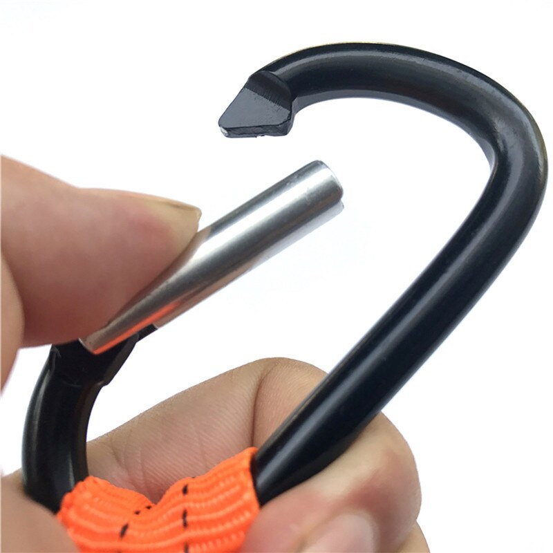 Karabijnhaak, lanyard, intrekbaar veiligheidskoord, telescopisch elastisch klimgereedschap
