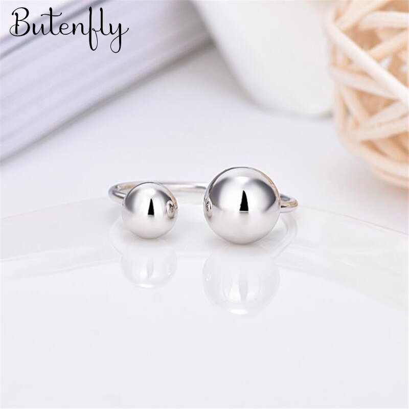 charmant Original Böhmischen Perlen Ball Ringe Für Frauen offen Finger Ringe Weibliche Boho Schmuck