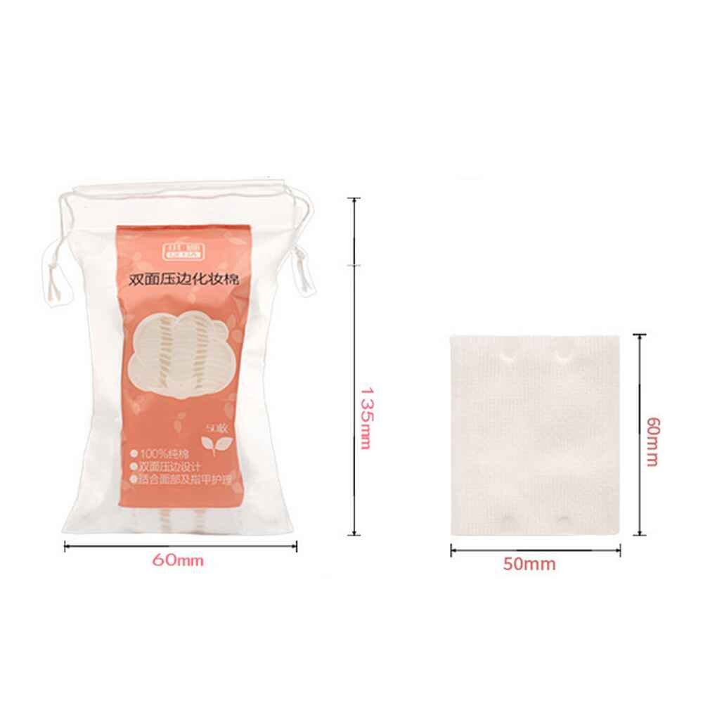50PCS Double-sided Pressed Cotton Pads For Makeup Nail Polish Remover Wipes Hydropathic Cleansing Beauty Tool Facial Wipe Cotton
