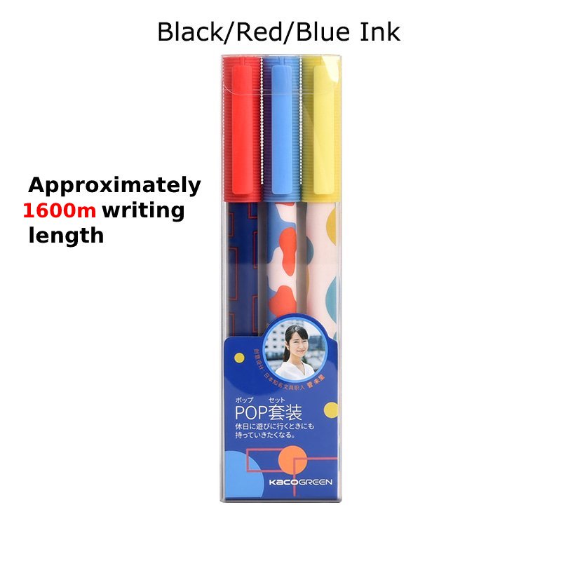 KACO-Ensemble de stylos gel durables de grande capacité pour enfants, melon al lisse, fournitures de papeterie d'écriture non résubdivision, recharge, 0.5mm: Lanvender
