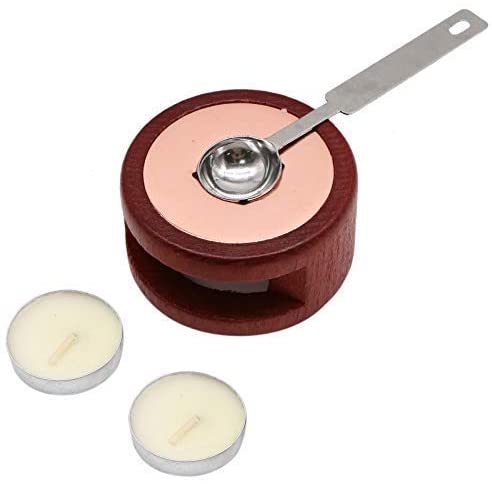 Uszczelnienie podgrzewacz robić wosku, pieczęć woskowa zestaw z świeca piec robić wytapiania łyżka robić lania wosku podgrzewacze