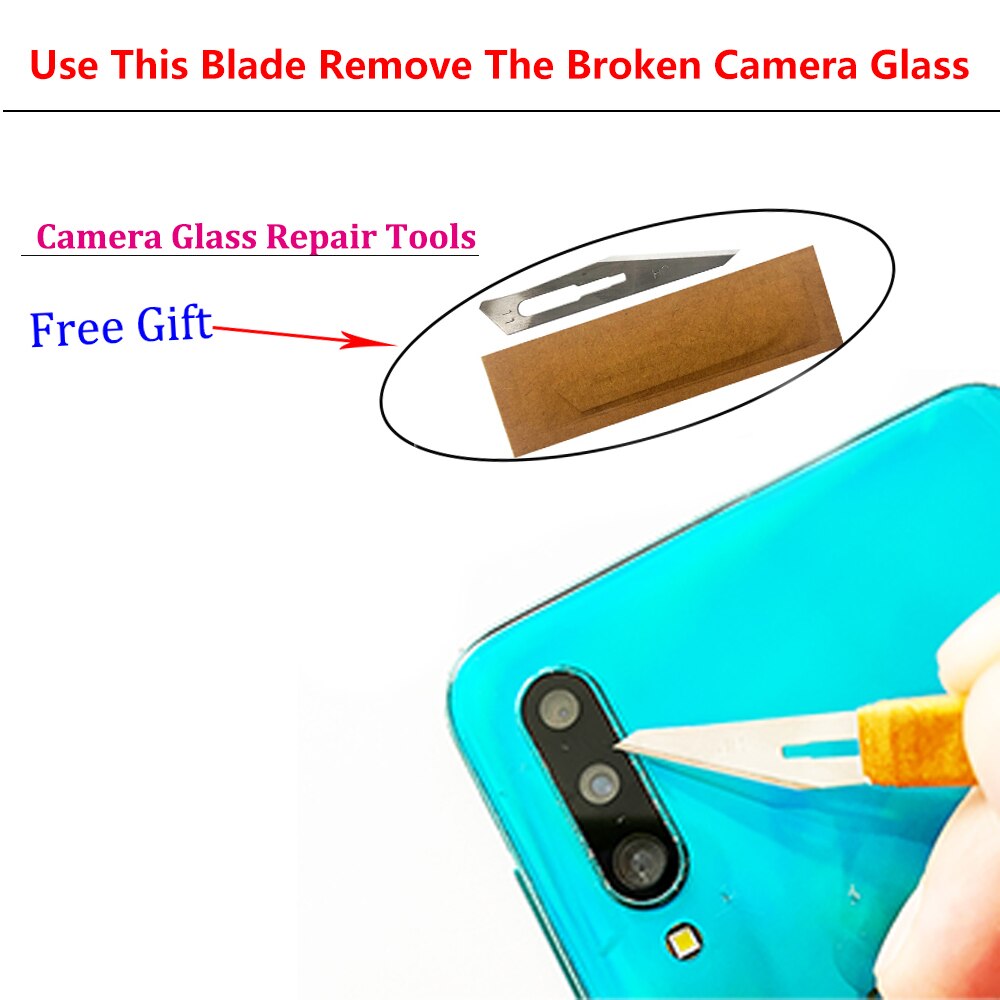 2pcs, Back Camera Glass Lens Repair For Samsung Galaxy M51 A21 A30s A50s A31s A12 A42 A21S A51 A71 A31 A41 M21 M31s With Glue