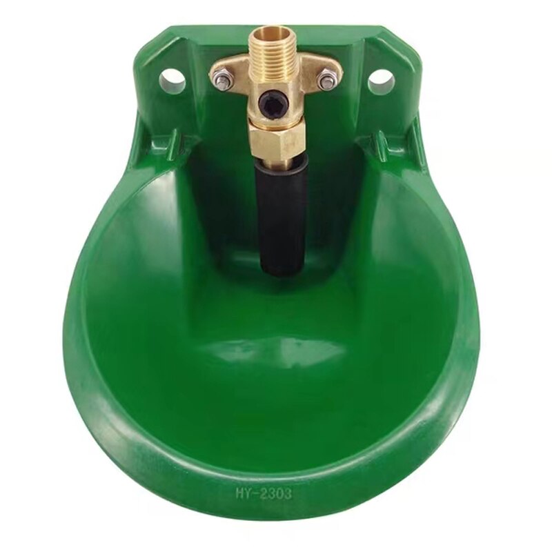 Bebedero Automático De Acero Inoxidable Con Tapón De Drenaje Y Válvula