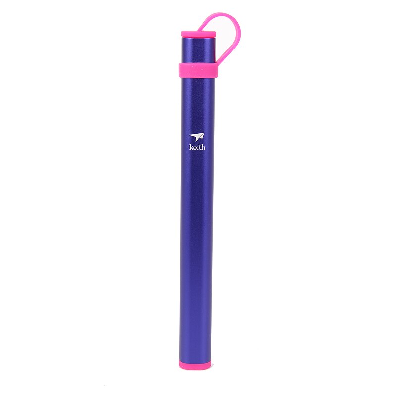 Keith Chopsticks Storage Tubes Aluminum Box Case For Titanium Chopsticks Storage Box Without Chopsticks 5 Colors Ti5800: Purple Blue