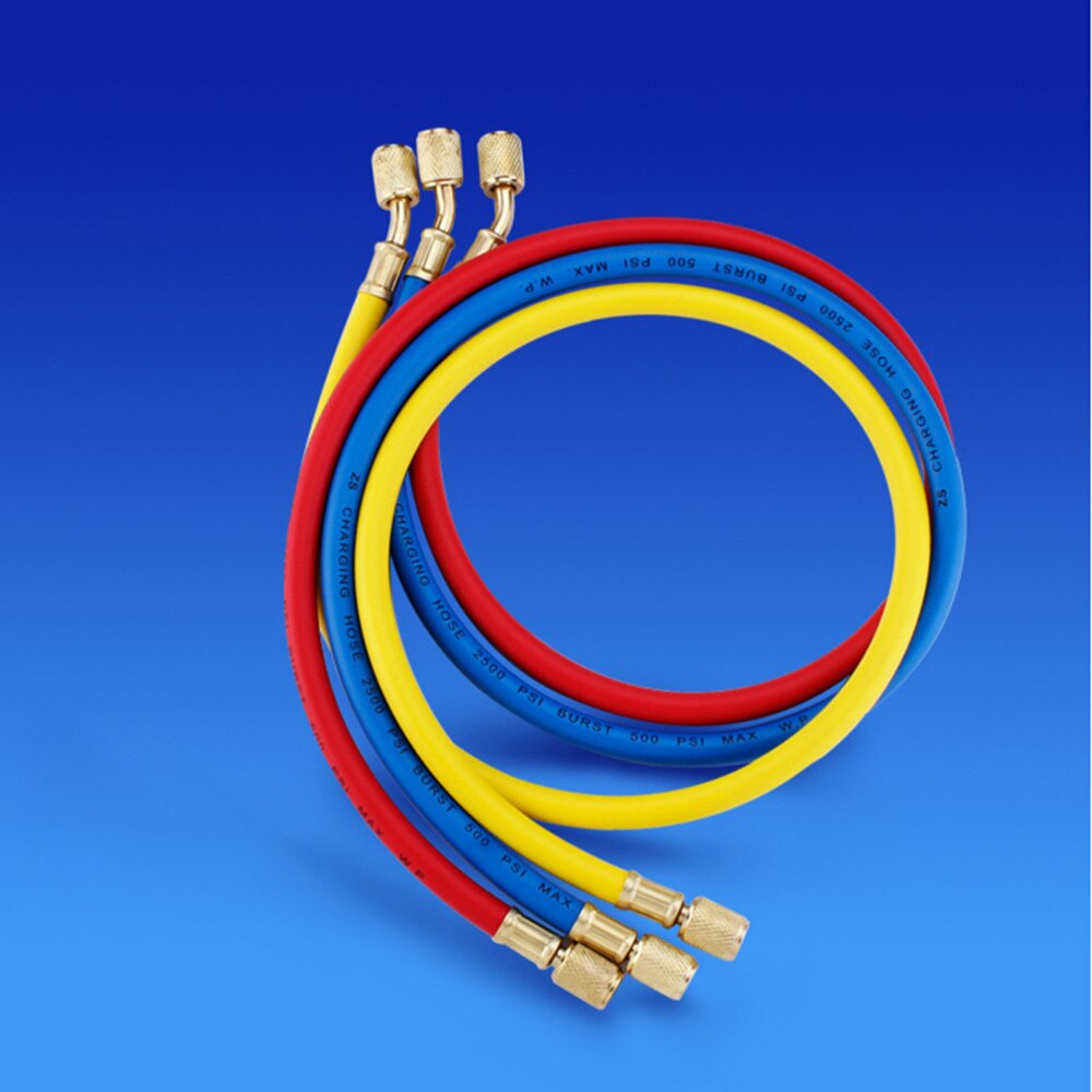 36 Inch Ac Opladen Slang Hvac Koelmiddel R12 R22 R404 R502 R134A Auto Airconditioning Koeling Buis 3000-600 psi Standaard