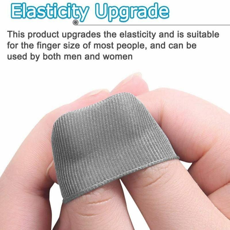 5 Pack Breathable Game Controller Finger Cover Sweat Proof Gaming Finger Gloves Non-Scratch Sleeve Sensitive Nylon Mobile Touch