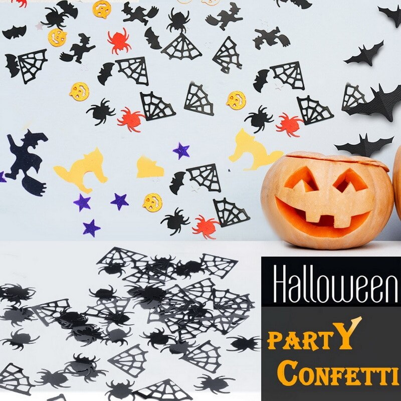 15G Spooky, Halloween Confetti, Pompoen Spinneweb, Heksen Vleermuizen, Gooien Confetti, Home Party, party Tafel Decoratie