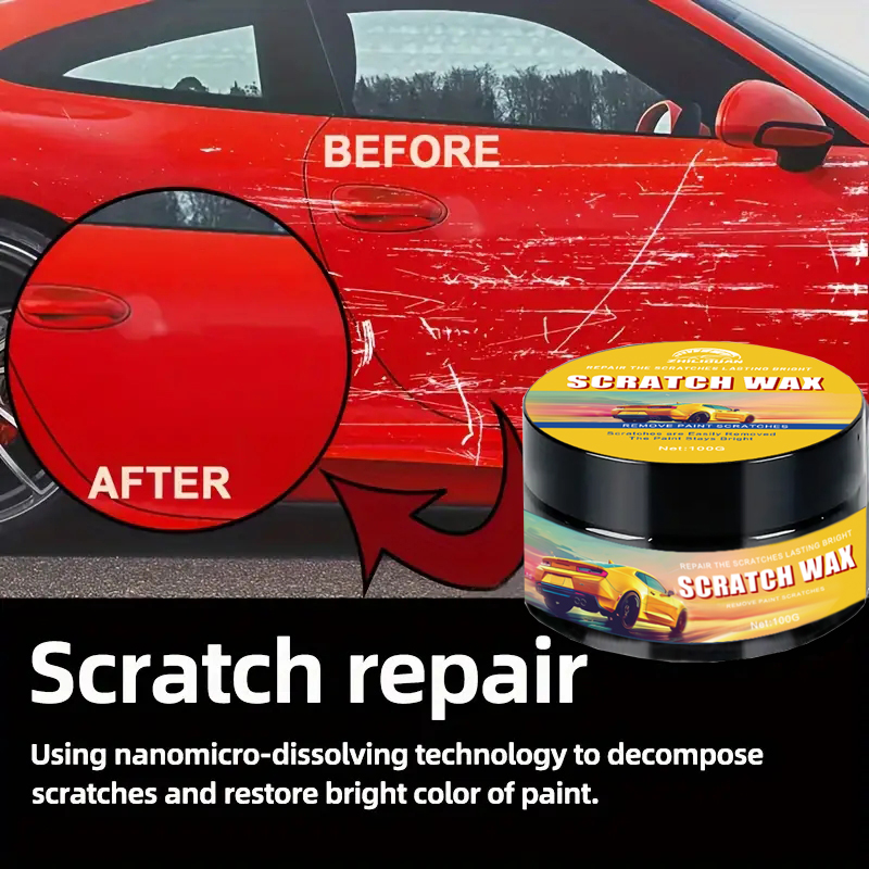 Scratch Repair Kit for Cars, Quick Scratch Removal, Restores Shine and Brightness on All Paint Surfaces, Universal Vehicle Use