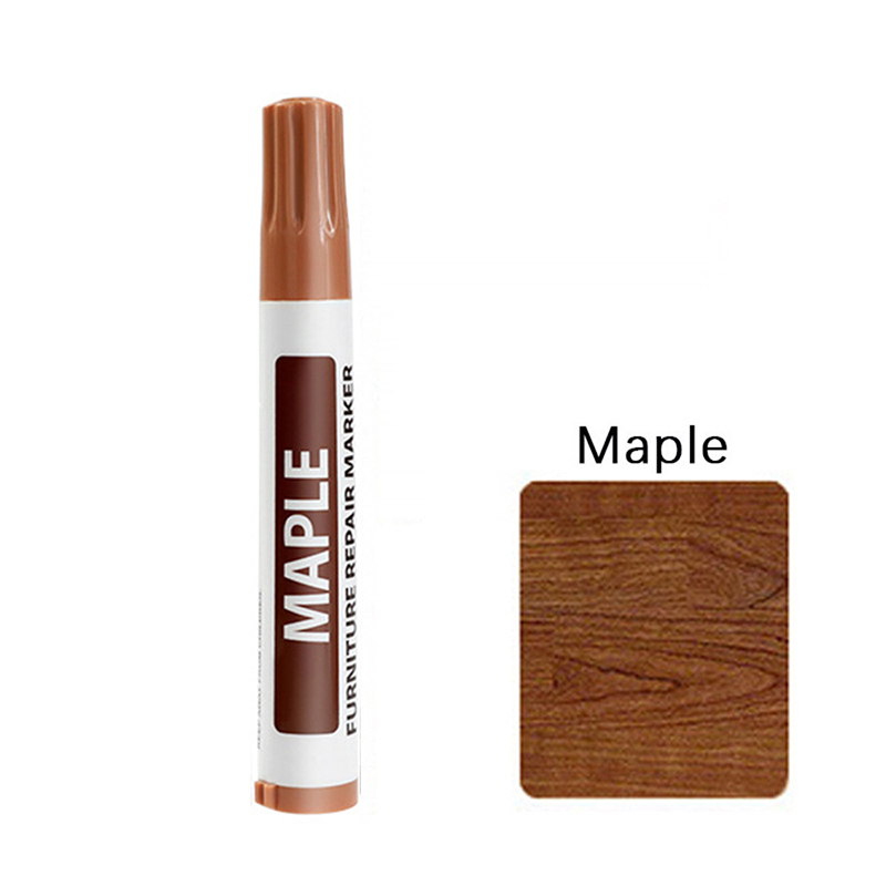 8 Colors Waterproof Furniture Touch Up Paint Tools Scratch Stain Paint Peeling Repair Marking Pen Large Capacity Marker Pen: Clear
