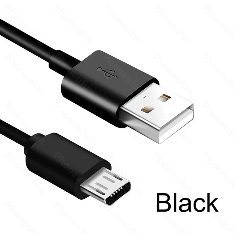 8mm długa wtyczka mikro USB V8 ładowarka kabel robić synchronizacji danych 1m/1.5m/2m 2A dla Oukitel K10000 K6000 zawodowiec K3 Blackview BV5500 zawodowiec Doogee S60: czarny / 2 m