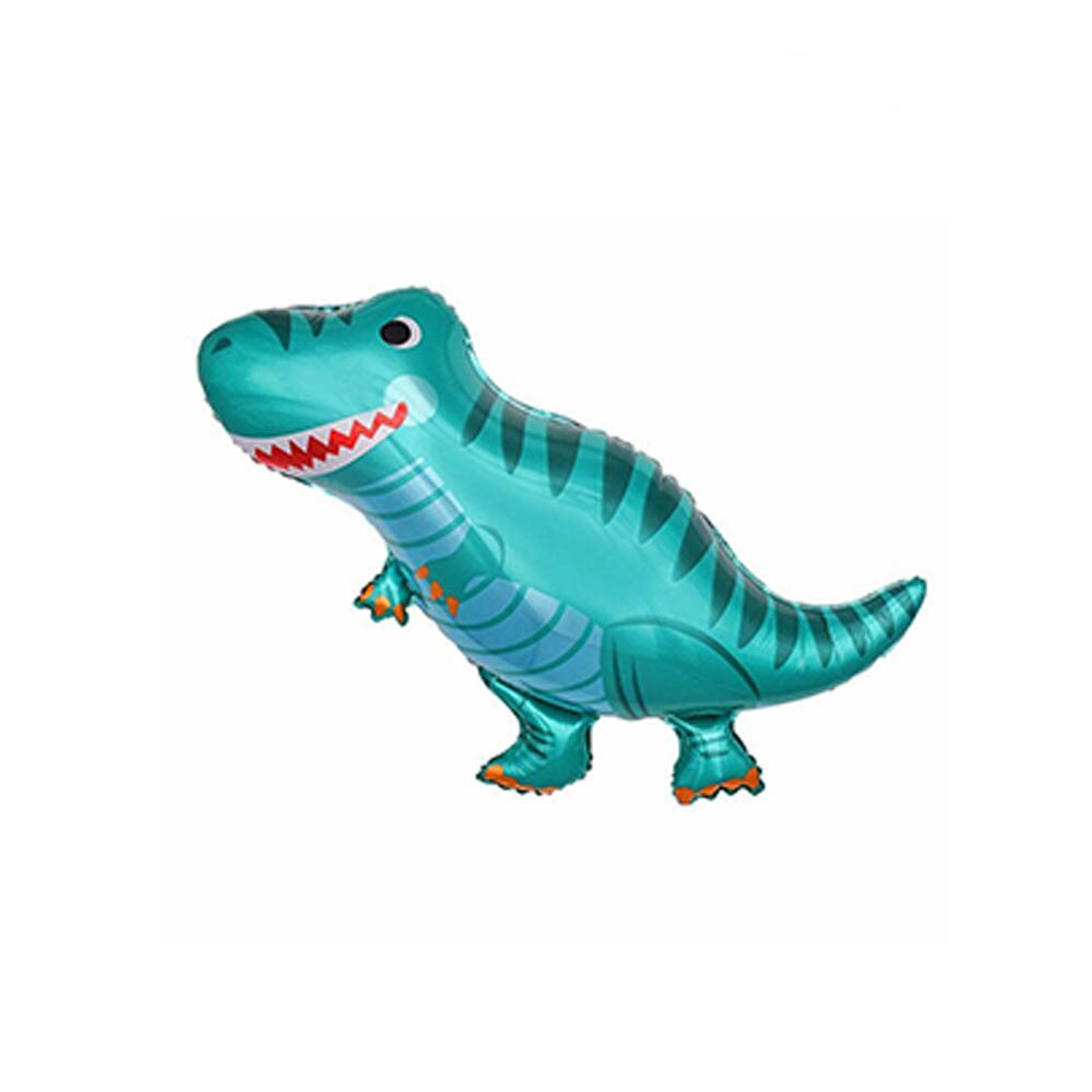 1/4/5 Pcs Mini Dinosaur Foil Balloon Boys Animal Balloons Childrens Toy Dinosaur Birthday Party Jurassic Decorations Balloon: I