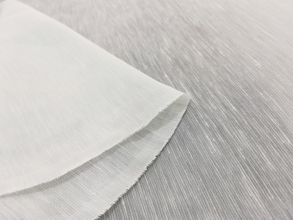 1 meter X 1.4 meter Natural White Slub silk linen gauze fabric summer clothing textile