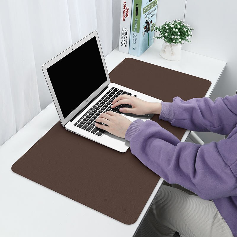 Grote Muismat Extra Grote Antislip Bureau Pad Waterdicht Pu Lederen Bureau Tafel Protector Gaming Muis Mat Voor spel Kantoor Werk: 80x40cm 5