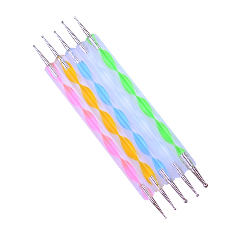 Nail Beauty Set Tools Nail Art Brush Drawing Brushes Dotting Pen Nail Art Palette Practice Finger For Nail Base Tool Set: 04